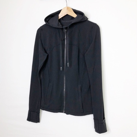 Lululemon define size 10 black hooded zipfront jacket - Picture 4 of 12